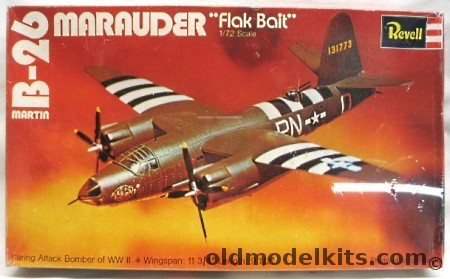 Revell 1/72 Martin B-26 Marauder Flak Bait, H147-200 plastic model kit